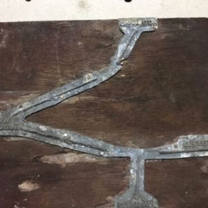 Vintage Metal Worksop Technical College Road Map Printer Block