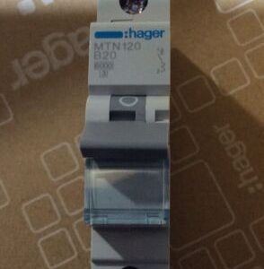 20a Hager Circuit Breaker MCB 20A MTN120 NEW