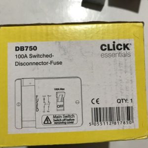 Click 100A switched disconnector fuse DB750