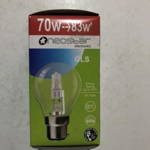 Neostar 70w GLS lamp