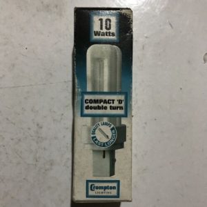 Crompton 10w compact D double turn
