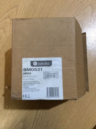 System Modular Multi Source Input Plate SMO521 MIM3 - UNUSED AND BOXED - Image 2