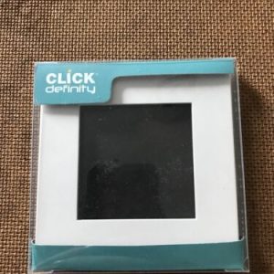 Click Definity 1g Twin Media Module Plate. SCP311PW