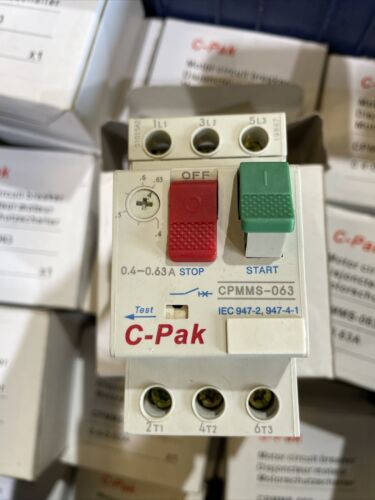 Motor Circuit Breaker 0.4 - 0.63 Amp C-PAK CPMMS-063