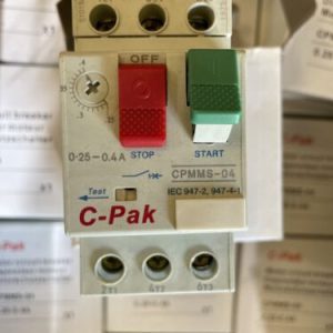 Motor Circuit Breaker 0.4 - 0.25 Amp C-PAK  CPMMS-04