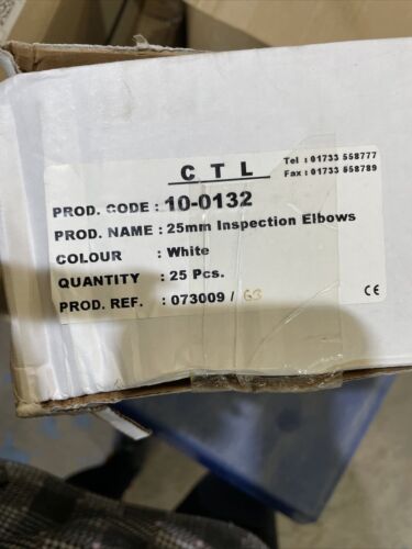 25mm Inspection Elbow White Box 25 - Image 3