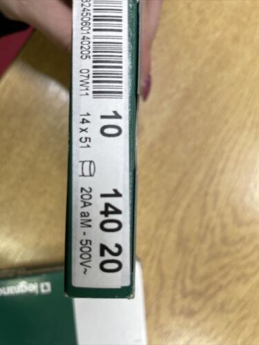 10 qty Legrand Cartridge Fuses 20 amp - Image 2