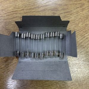 10x Slow Blow 160mal Glass Fuses