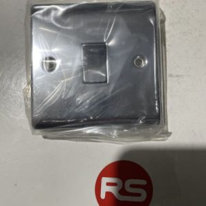 1GANG 2WAY LIGHT SWITCH Polished Chrome
