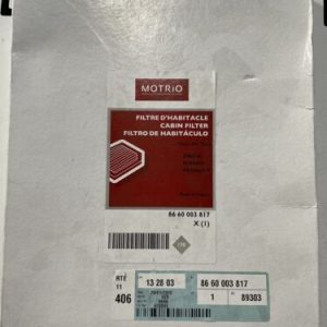 MOTRIO CABIN FILTER 8660003817