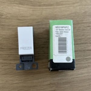 Click Minigrid MD018PWFZ 13A 10AX Amp DP Switch Module Freezer White Grid