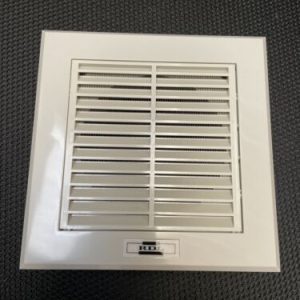 100mm (4”) Grey Grill With Fly Screen