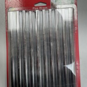 RADSNAPS RADIATOR PIPE COVERS WHITE OR CHROME 200mm (8") x 15mm -