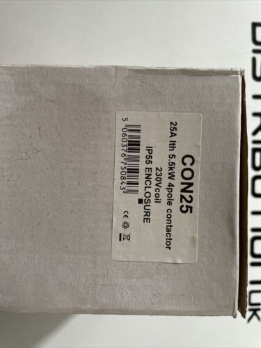 25a 5.5kw 4pole Contractor IP55 Enclosure - Image 4