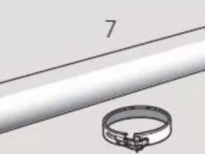 Ideal Evomax extension kit 100/150 x 1000mm 213262 BNIB