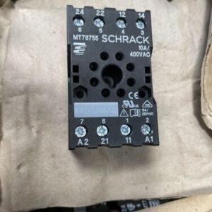 8 Pin Relay Base Black SCHRACK
