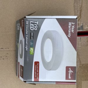 Ansell Trio LED Cabinet Light Single 3000k White