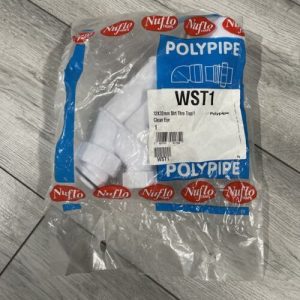 POLYPIPE WST1 Straight Through Trap (75mm Seal) 32mm x 32mm Outlet 1 Cleaning Ey