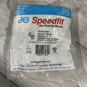 JG Speedfit 28mm Elbows Pack Of 2 NEW IN BAGS - PUSH FIT