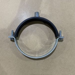 108mm RUBBER LINED ANTI VIBRATION PIPE JUBILEE FIXING CLIPS