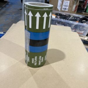 Pipe Identification Banding ID Tape HWS Return 33Meters