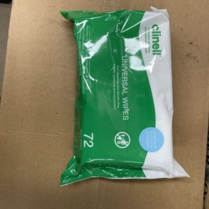 72 x Clinell Universal Cleaning & Disinfectant Wipes - Box of 12(Expiry 2022)