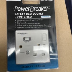 Powerbreaker Safety RCD Socket Switched