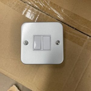 2 Gang Metal Clad Switch