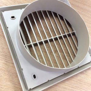 Fan Grill Cover For Extractor Fan Universal Fit New Beige/cream 5inch 5” X2