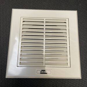 100mm (4”) Grey Grill With Fly Screen