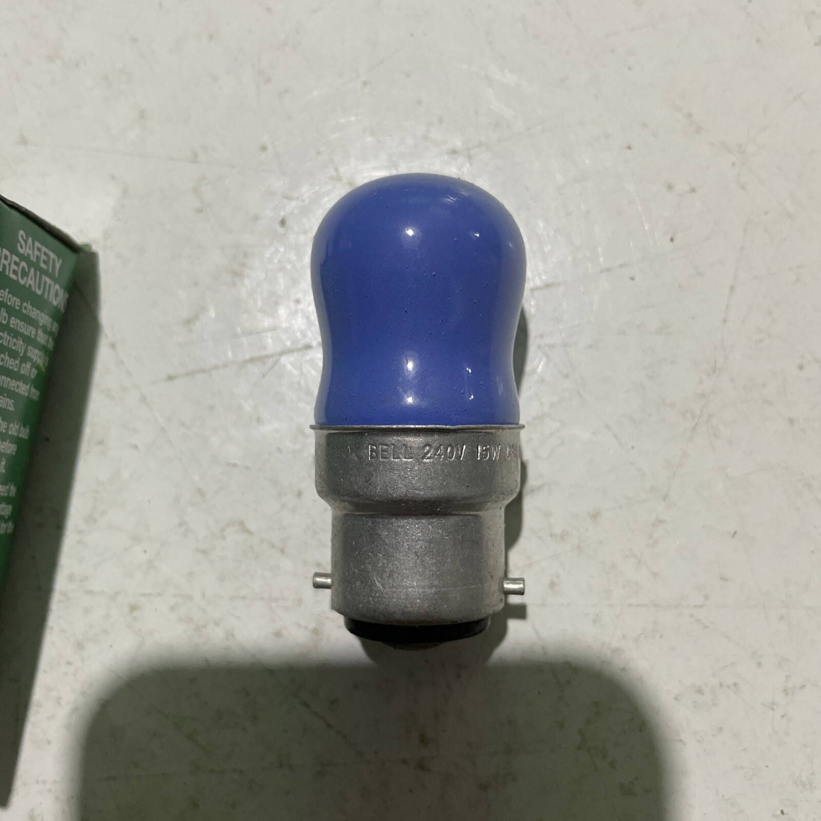 3 X 15w Blue B22 Bulb Lamps - Image 2