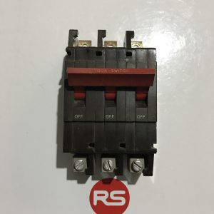 Crabtree type C50 C-50 100A 3P triple pole Mains Switch Disconnector Black