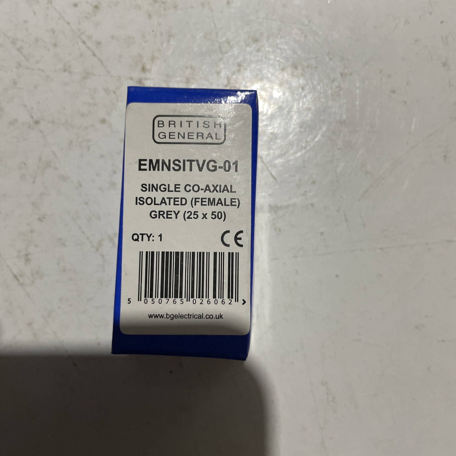 BG Nexus Grey EMNSITVG Isolated TV Outlet Euro Module Female - Image 2