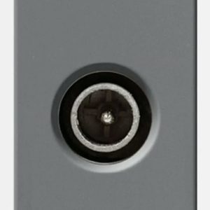 BG Nexus Grey EMTVMG -01 Screened TV Outlet Euro Module Male