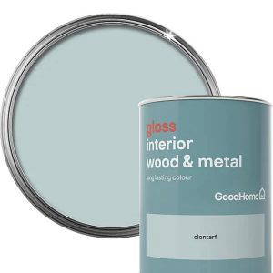 GoodHome Clontarf Gloss Metal & Wood Paint, 750ML