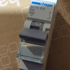 Hager MCB Circuit Breaker MTN106 6A