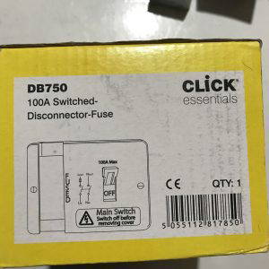 Click 100A switched disconnector fuse DB750