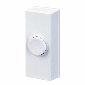 BG MDCPB1 Wired Door Bell Push Button (White)