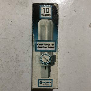 Crompton 10w compact D double turn Lamp Bulb