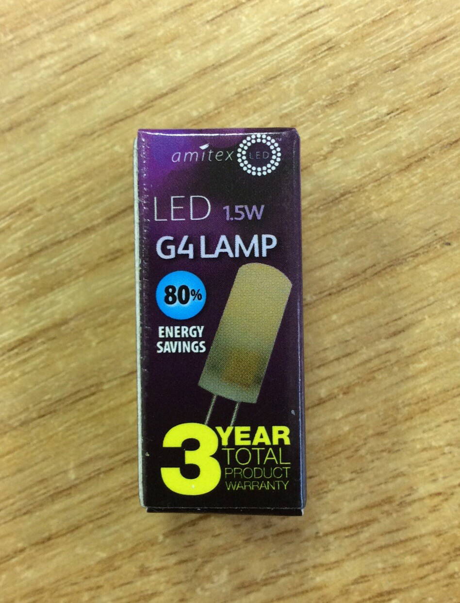 LED Capsule 12v 1.5w G4 6000K Amitex AX396 Cool White 2 Packs Of 10 - Image 4