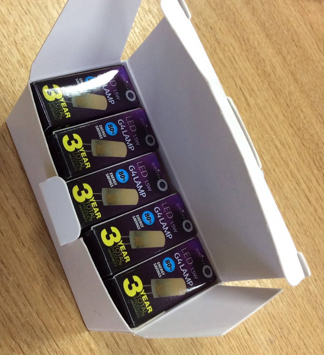 LED Capsule 12v 1.5w G4 6000K Amitex AX396 Cool White 2 Packs Of 10 - Image 5