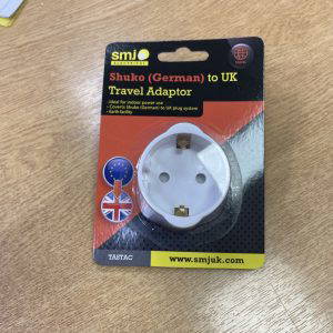 SMJ Travel Adaptor Plugs Uk To Shuko German