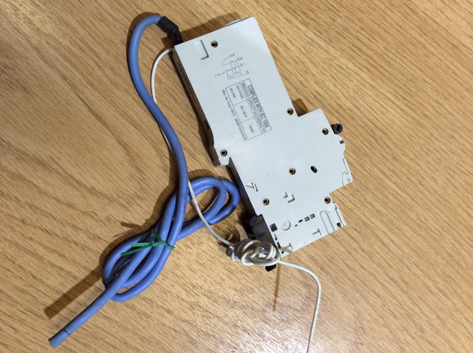 Sector SVRCBO50/C - 50a 30mA Type C Single Pole RCBO Un-used - Image 4