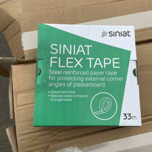 Siniat Flex Tape 33m - Steel Reinforced Paper Tape 50mm