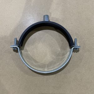 108mm RUBBER LINED ANTI VIBRATION PIPE JUBILEE FIXING CLIPS