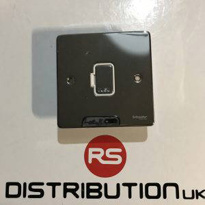 13A Unswitched Fused Connection Unit Polished Chrome Schneider GU5500WPC