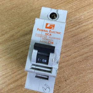 Federal Electric HCA 10000 3 BS EN60898 C16 Stablock