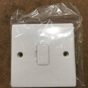 13a Unswitched Fused Spur Unit White New