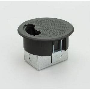 127mm Plastic Power Only Grommet with Euro Collar & 1 Data Space