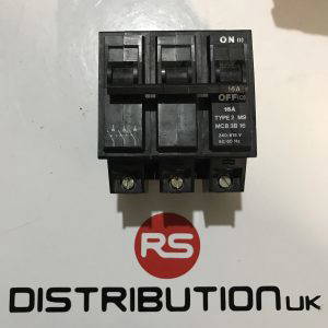 simplex 16a triple pole type 2